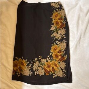 Dana Buchman long brown skirt